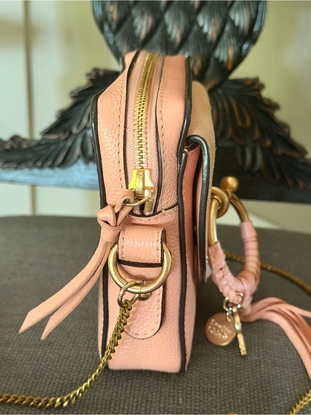 See by Chloe Joan Camera Bag, Pink Suede - Picture 3 of 11